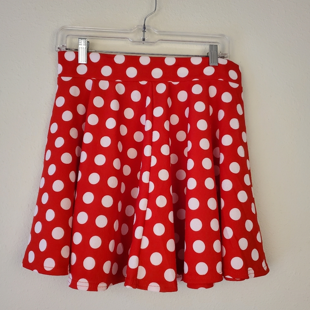 Urban Coco Red Polka Dot Skirt